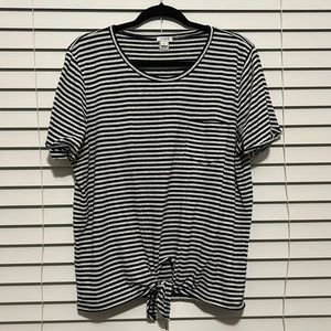 J Crew XL stripped top